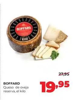 Alimerka BOFFARD Queso de oveja reserva oferta