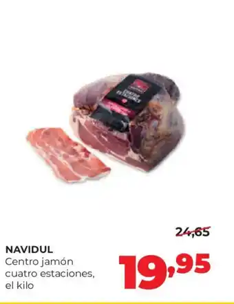 Alimerka NAVIDUL Centro jamón cuatro estaciones oferta