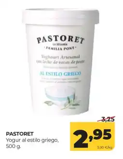 Alimerka PASTORET Yogur al estilo griego oferta