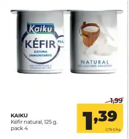 Alimerka KAIKU Kéfir natural oferta