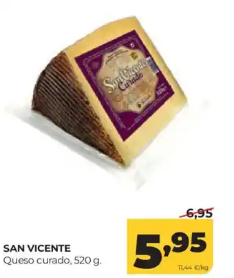 Alimerka SAN VICENTE Queso curado oferta