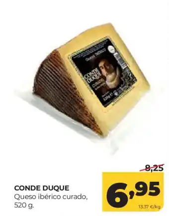 Alimerka CONDE DUQUE Queso ibérico curado oferta
