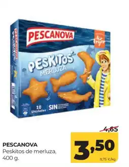 Alimerka PESCANOVA Peskitos de merluza oferta