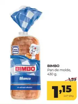 Alimerka BIMBO Pan de molde oferta