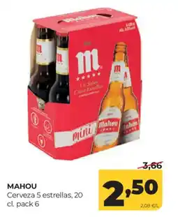 Alimerka MAHOU Cerveza 5 estrellas oferta