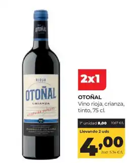 Alimerka OTOÑAL Vino rioja, crianza, tinto oferta