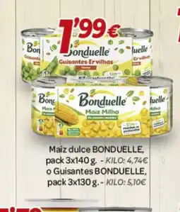 Alsara Supermercados BONDUELLE Maíz dulce o Guisantes oferta