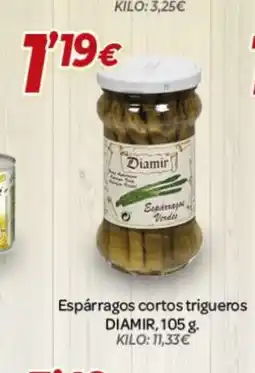 Alsara Supermercados DIAMIR Espárragos cortos trigueros oferta