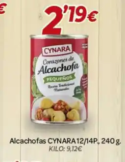 Alsara Supermercados CYNARA Alcachofas oferta