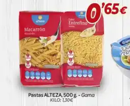 Alsara Supermercados ALTEZA Pastas oferta