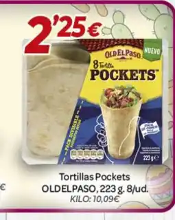 Alsara Supermercados OLD EL PASO Tortillas Pockets oferta