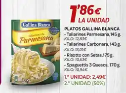 Alsara Supermercados GALLINA BLANCA Platos oferta
