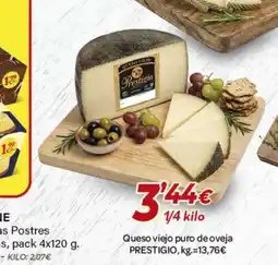 Alsara Supermercados PRESTIGIO Queso viejo puro de oveja oferta