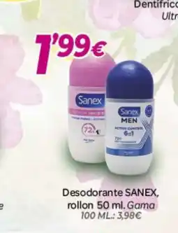 Alsara Supermercados SANEX Desodorante rollon oferta