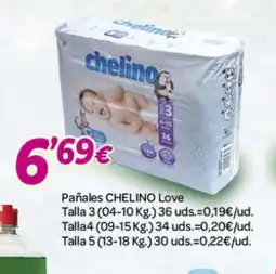 Alsara Supermercados CHELINO Pañales Love oferta