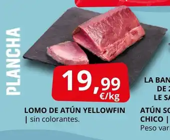Supermercados MAS Lomo de atún yellowfin oferta