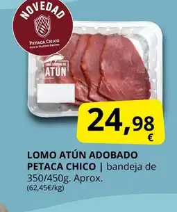 Supermercados MAS Lomo atún adobado petaca chico oferta