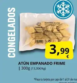 Supermercados MAS Atún empanado frime oferta