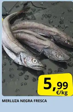 Supermercados MAS Merluza negra fresca oferta