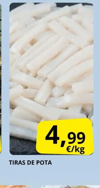 Supermercados MAS Tiras de pota oferta