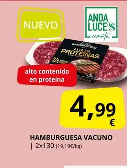 Supermercados MAS Hamburguesa vacuno oferta