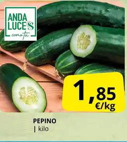 Supermercados MAS Pepino oferta