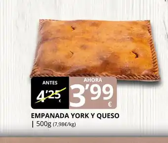 Supermercados MAS Empanada york y queso oferta