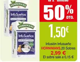 Minymas Infusión Infusueño HORNIMANS,20 Sobres oferta