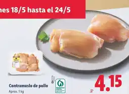 Lidl Contramuslo de pollo oferta