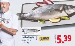 Lidl Lubina limpia oferta