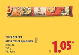 Lidl CHEF SELECT Masa fresca quebrada oferta