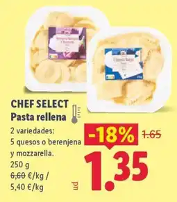 Lidl CHEF SELECT Pasta rellena oferta