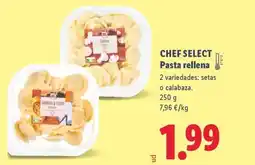 Lidl CHEF SELECT Pasta rellena oferta