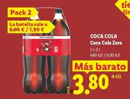 Lidl COCA COLA Coca Cola Zero oferta