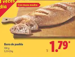 Lidl Barra de pueblo oferta