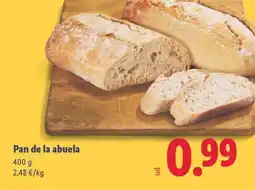 Lidl Pan de la abuela oferta