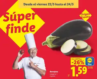 Lidl Berenjena oferta