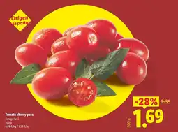 Lidl Tomate cherry pera oferta