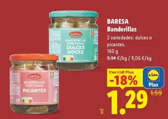 Lidl BARESA Banderillas oferta