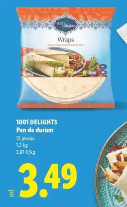 Lidl 1001 DELIGHTS Pan de durum oferta