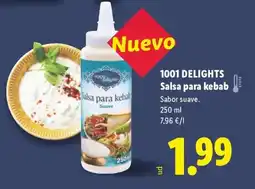 Lidl 1001 DELIGHTS Salsa para kebab oferta