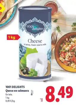 Lidl 1001 DELIGHTS Queso en salmuera oferta