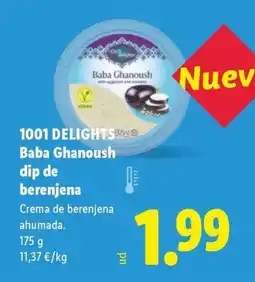 Lidl 1001 DELIGHTS Baba Ghanoush dip de berenjena oferta