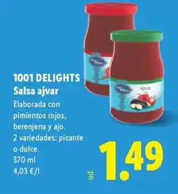 Lidl 1001 DELIGHTS Salsa ajvar oferta