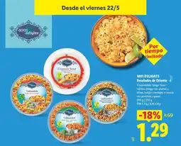 Lidl 1001 DELIGHTS Ensaladas de Oriente oferta