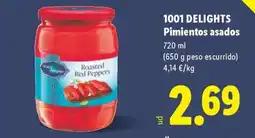 Lidl 1001 DELIGHTS Pimientos asados oferta