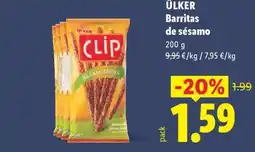 Lidl ÜLKER Barritas de sésamo oferta