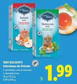 Lidl 1001 DELIGHTS Infusiones de Oriente oferta