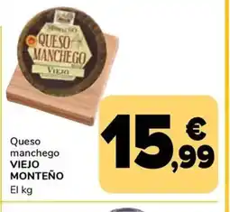 Supeco VIEJO MONTEÑO Queso manchego oferta