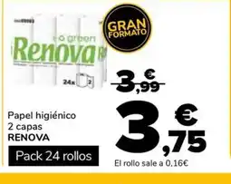 Supeco RENOVA Papel higiénico 2 capas oferta
